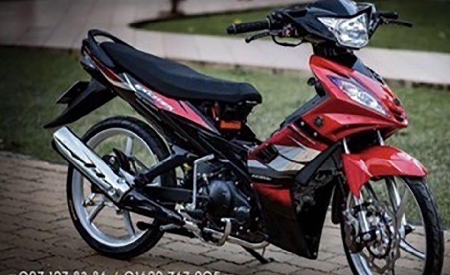 Tem exciter 2010 đỏ đen crom