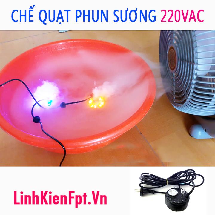 Động Cơ Phun Sương Led 220V Chế tạo quạt Phun sương