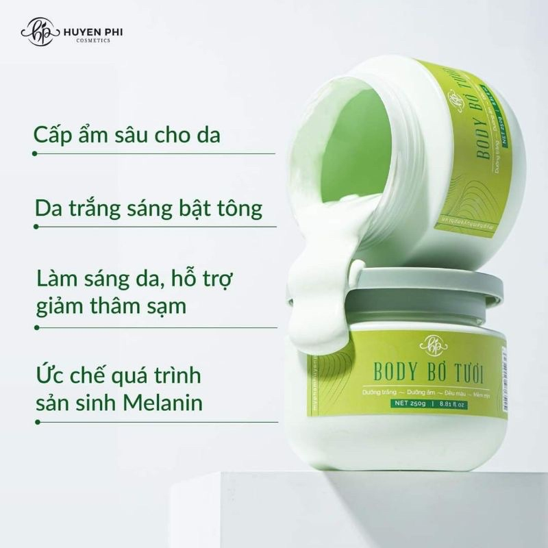 Kem body bơ tươi huyền phi chính hãng