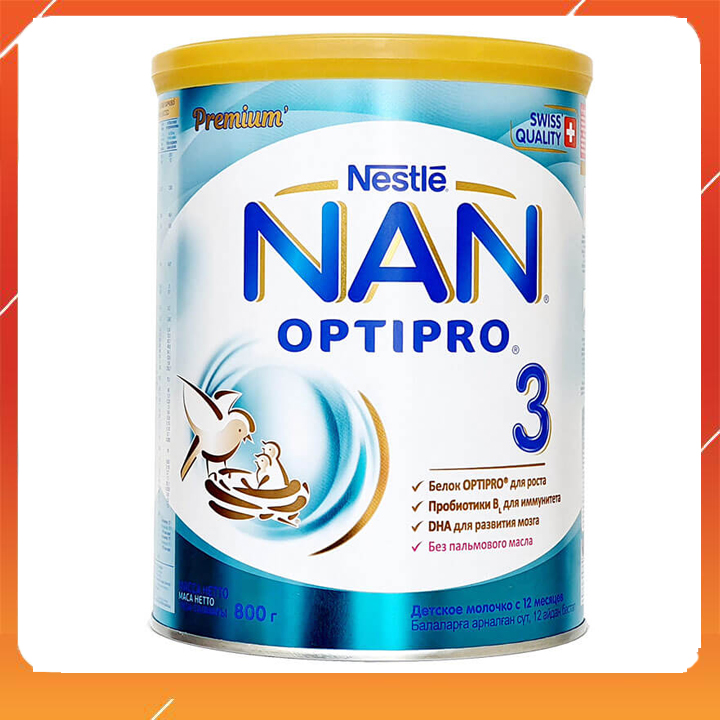 HCMSữa Nan Nga HMO Optipro Nestle nội địa số 3 800gr cho bé từ 12-36 tháng