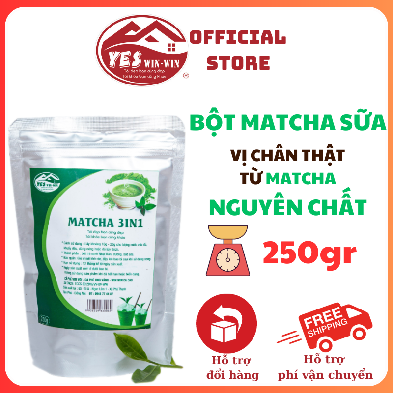 Trà Matcha sữa tiện lợi Nhật Bản - Yeswinwin