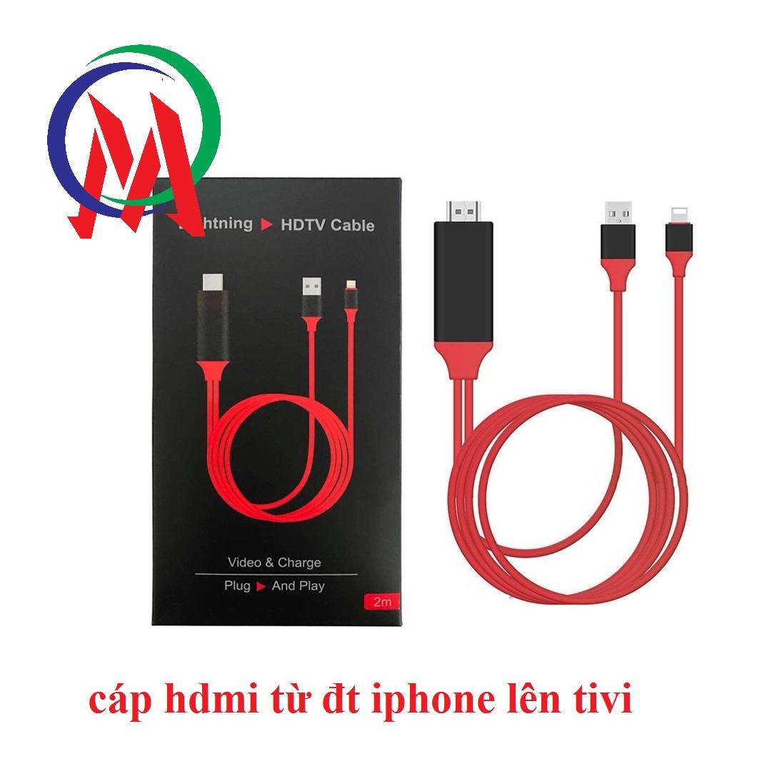 Cáp hdmi từ đt iphone lên tivi