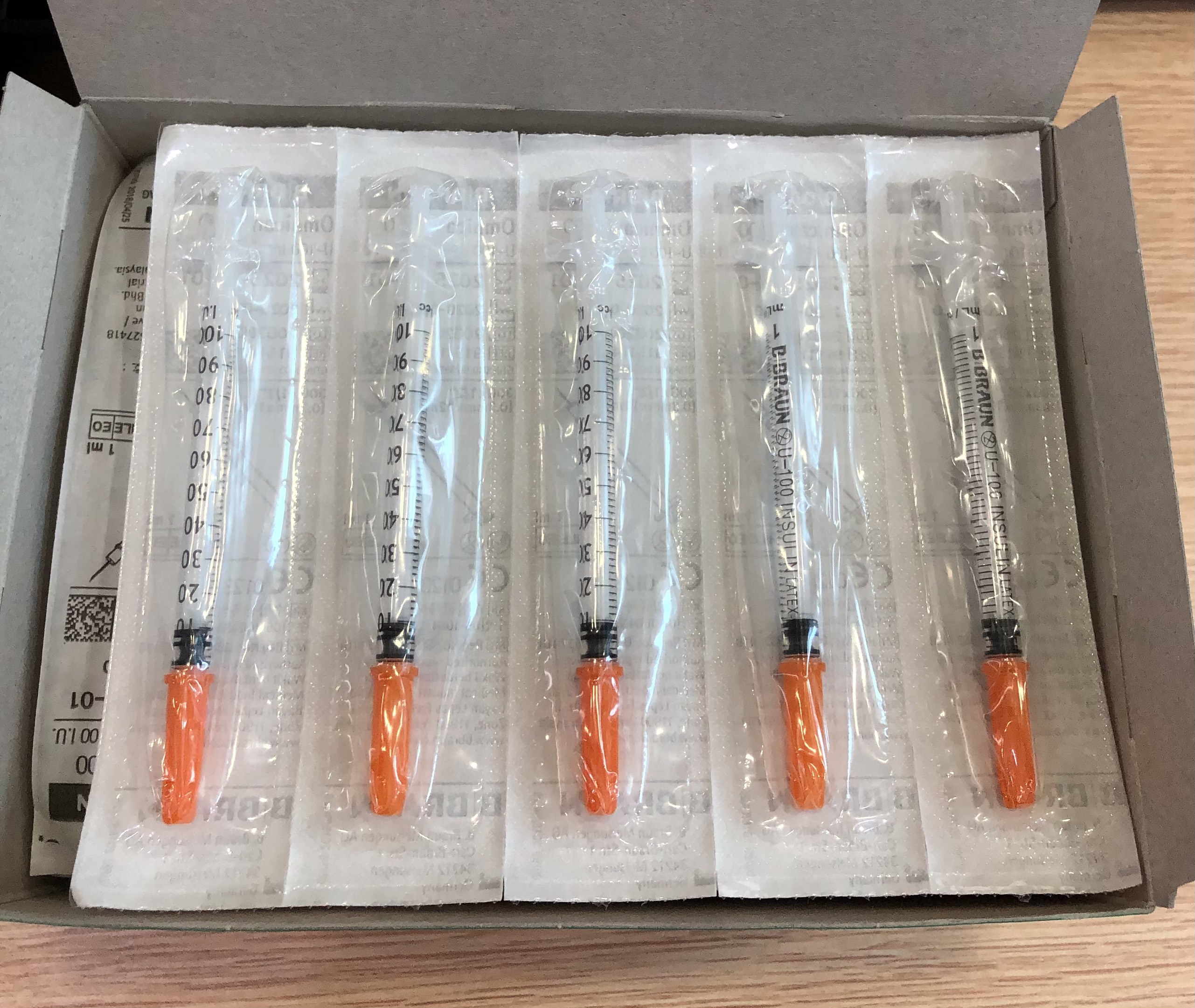 Kim Tiểu Đường 1cc - Kim Tiêm Insulin Omnicam Braun