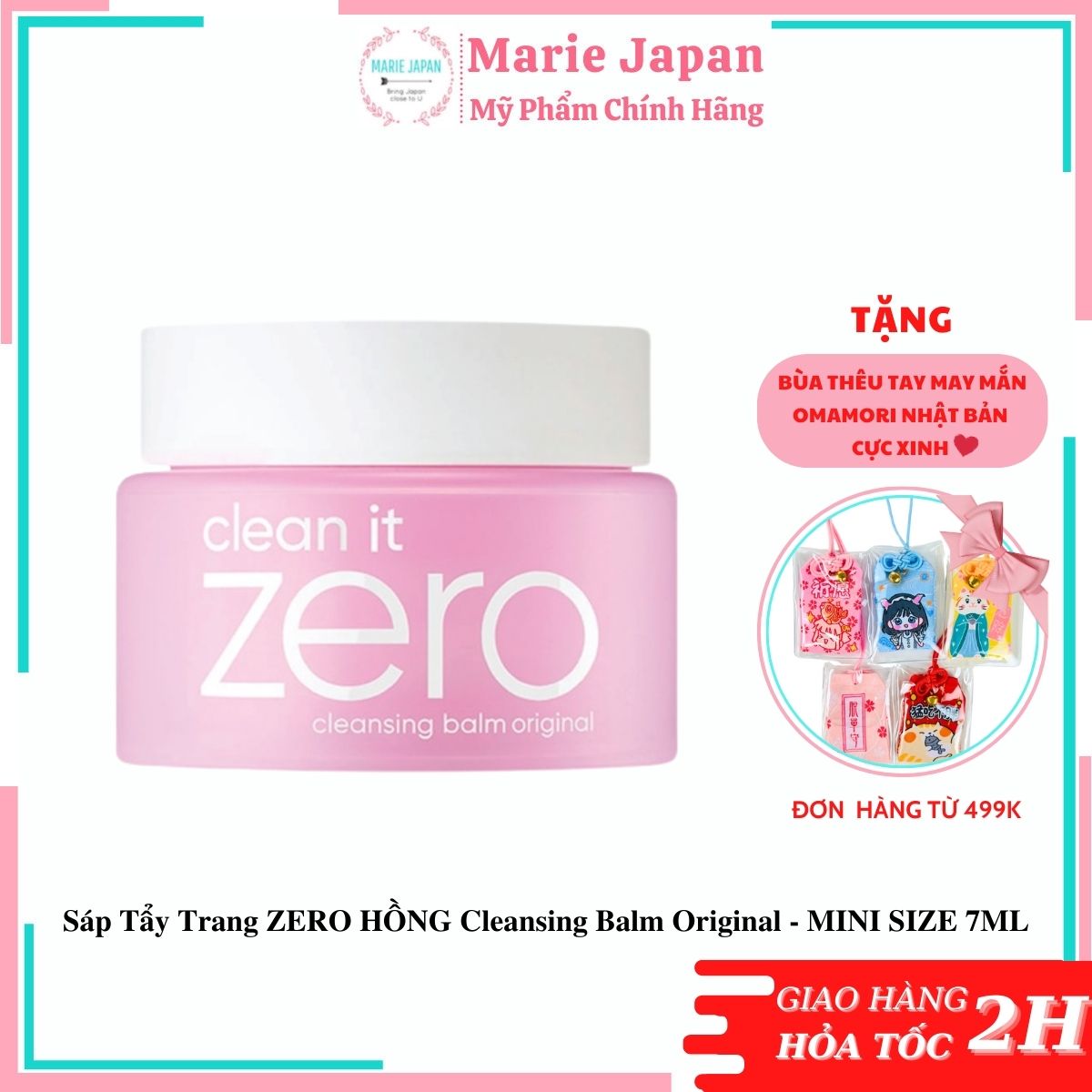 Sáp Tẩy Trang Zero Cleansing Balm Original Mini 7ml