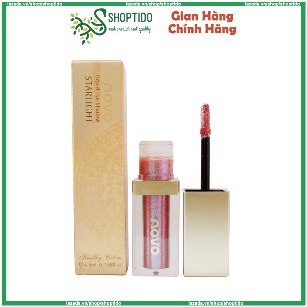 Nhũ mắt nước lấp lánh NoVo liquid eye shadow starlight No.5232