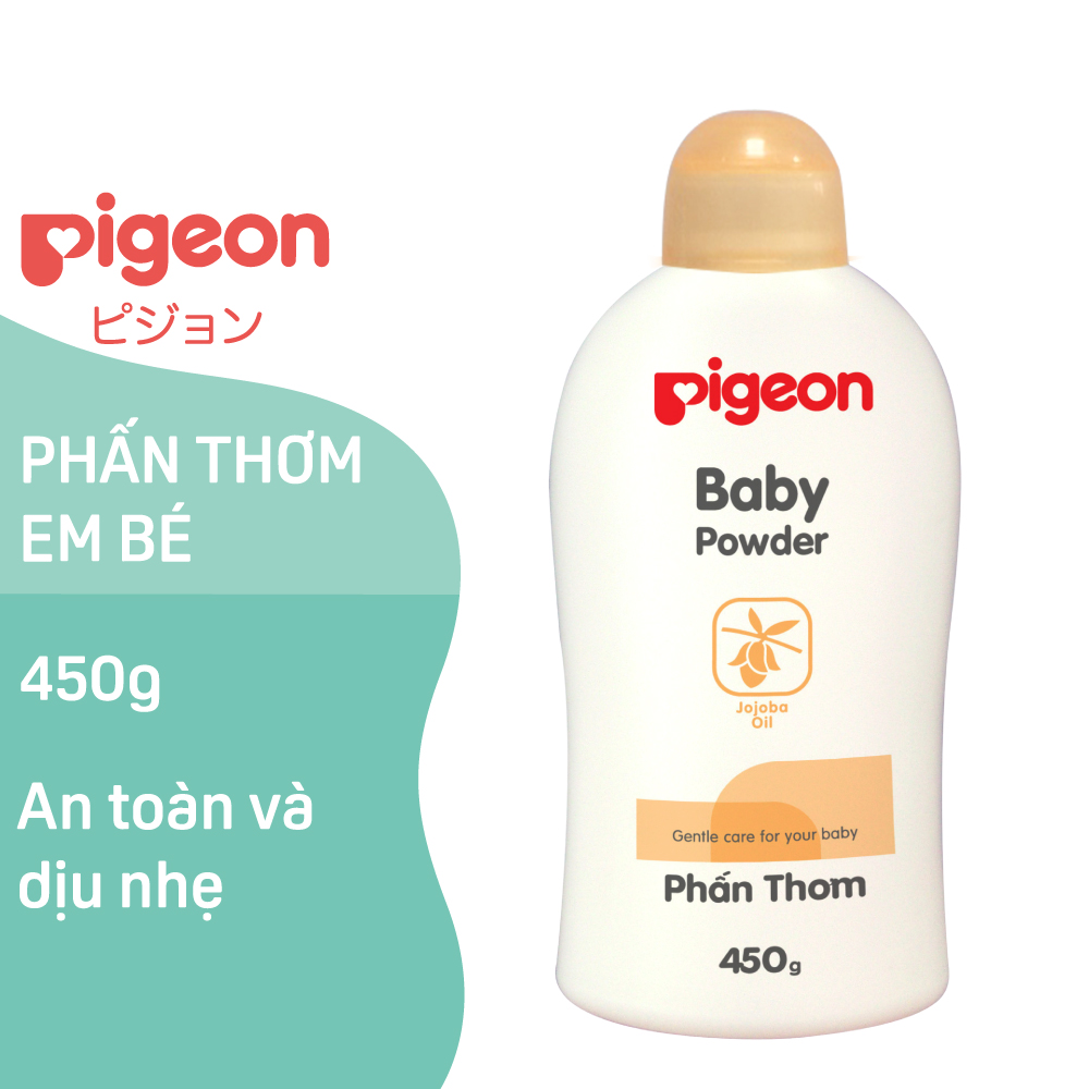 Phấn thơm em bé Pigeon Nắp màu 450g