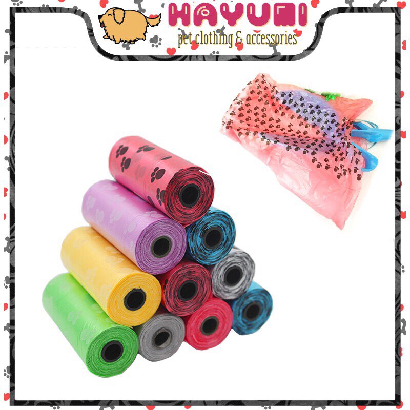 - túi nilon đựng phân chó mèo tự phân hủy