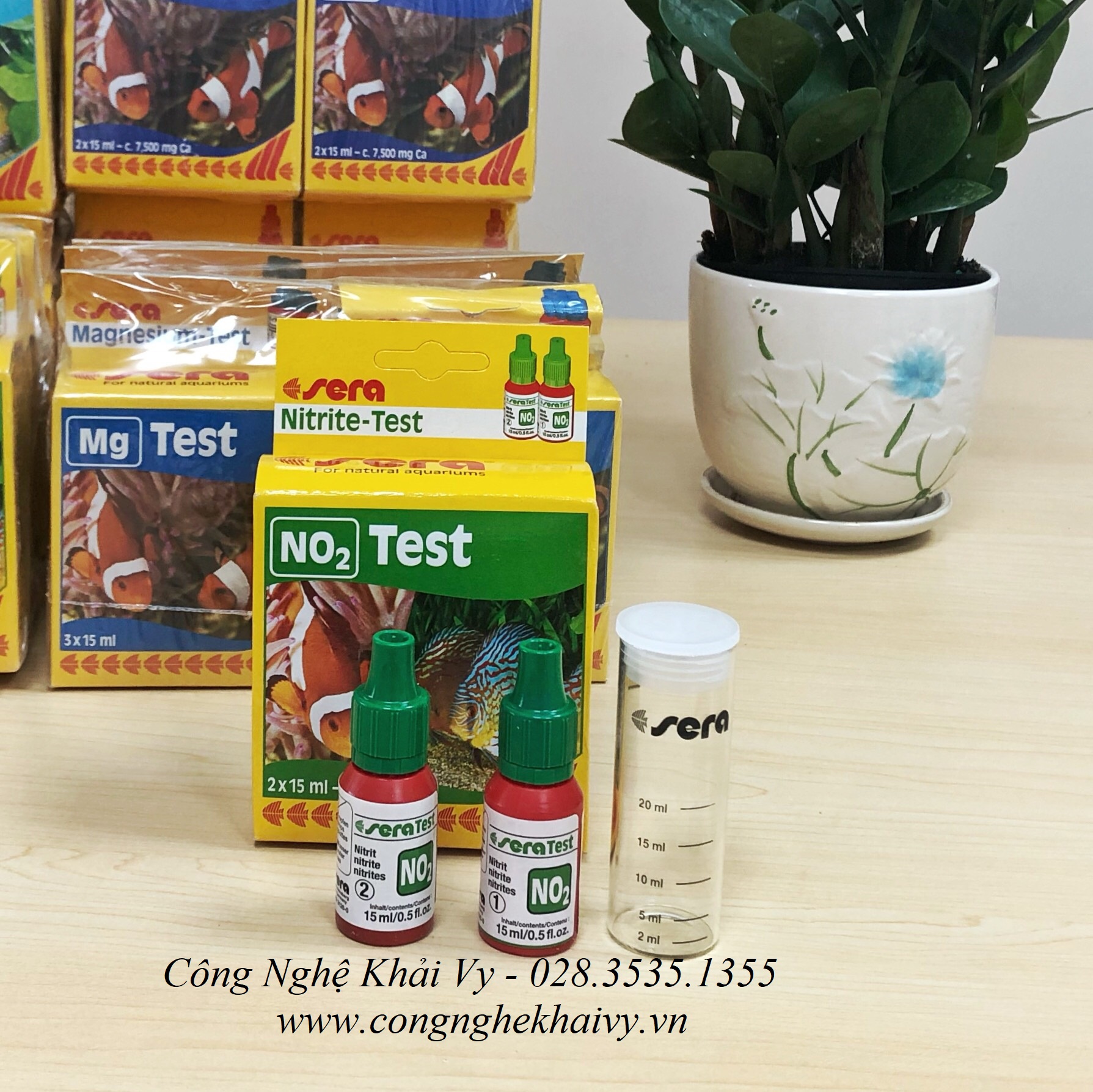 Test nitrit sera - kiểm tra hàm lượng nitrit trong môi trường nước