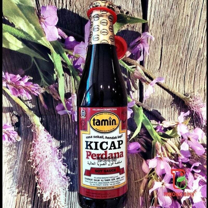 Hắc xì dầu kicap perdana tamin chai 330ml.