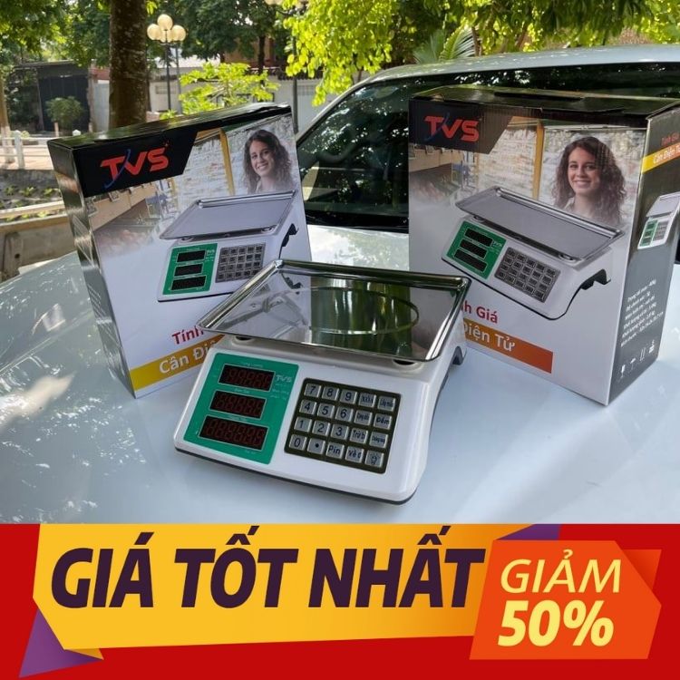 Cân điện tử tính tiền - cân điện tử bán hàng tiếng việt 30kg/0.5g
