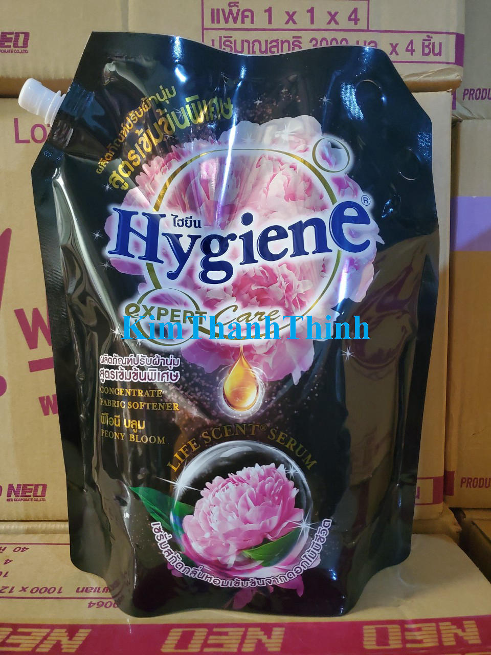 Nước xã vả đậm đặc hygiene túi lớn đen 2000 ml - chuẩn thái lan