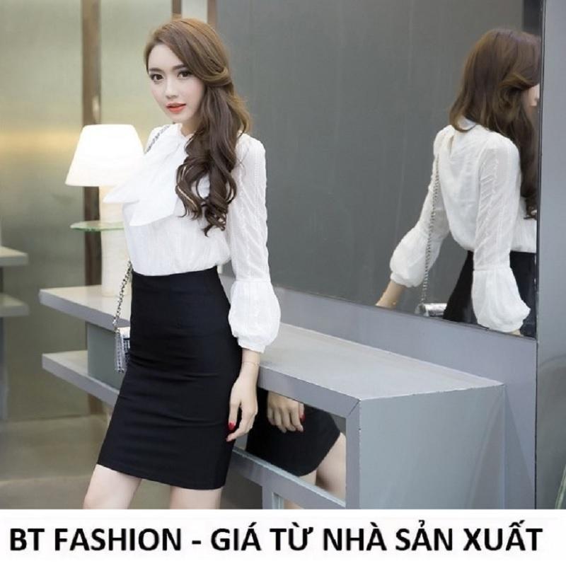 Chân Váy Ôm Công Sở Thun Coton 4 Chiều  Cao Cấp - BT Fashion (VCS1- DÀI)