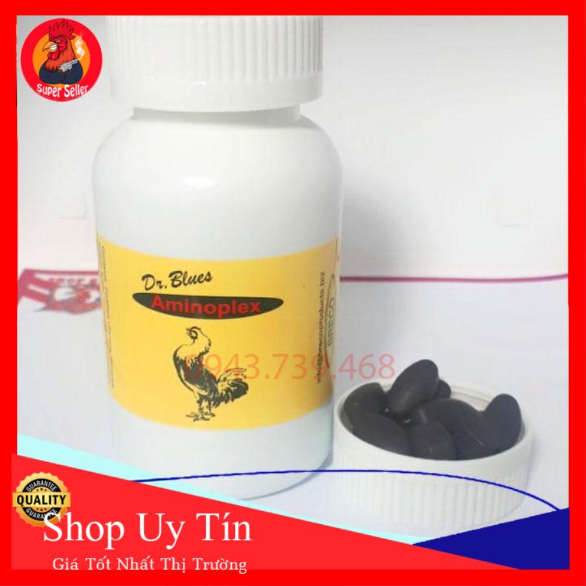 Aminoplex Breco Chiếc lẻ 20 viên dinh dưỡng chế độ đá