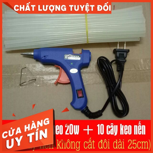 Keo nến và súng bắn keo nến nhỏ