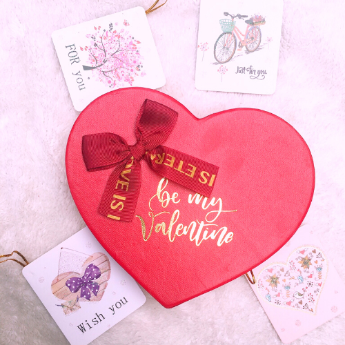 Hộp Socola Trái tym quà tặng Valentine 14/2 cho bạn gái người yêu