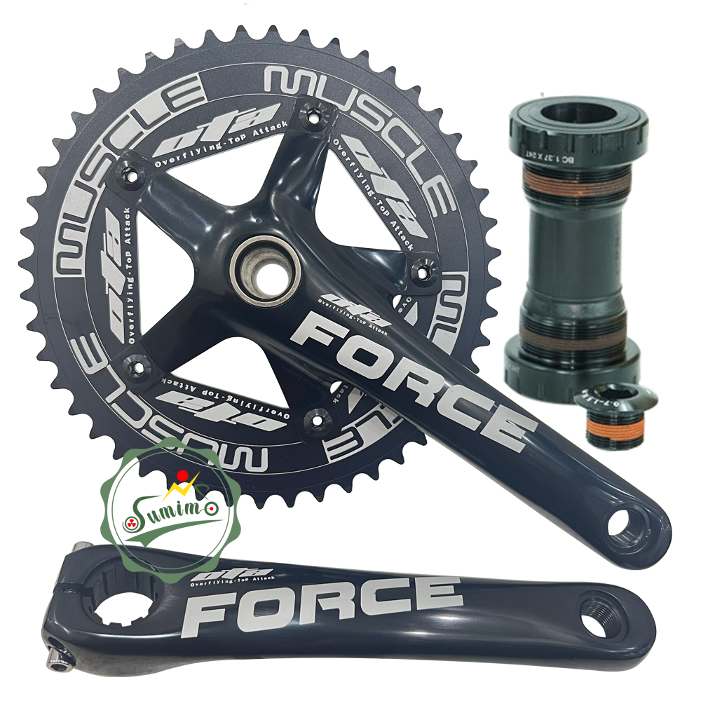Giò dĩa cốt rỗng ota force 48t-170mm kèm bb