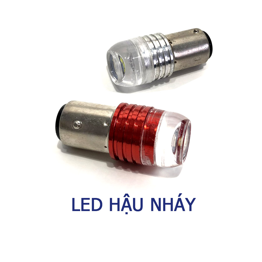 Led hậu nháy 3 tim gắn xe máy