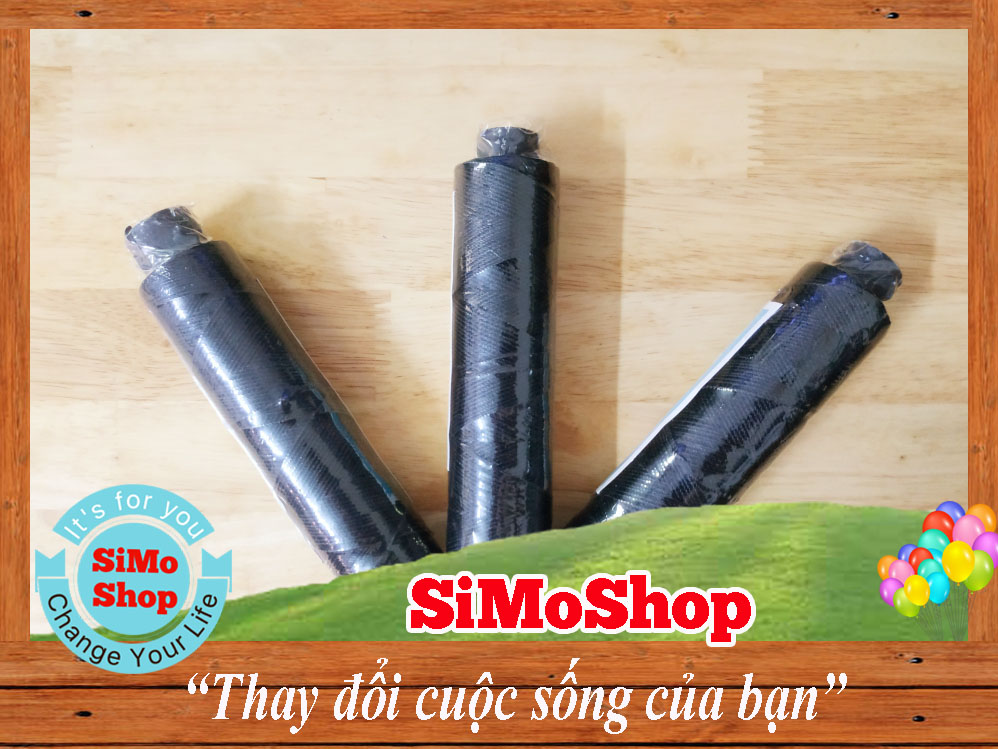 [HCM Giao siêu tốc 2h] 1 Cuộn chỉ màu tự chọn Đen hoặc Trắng may giày, dép