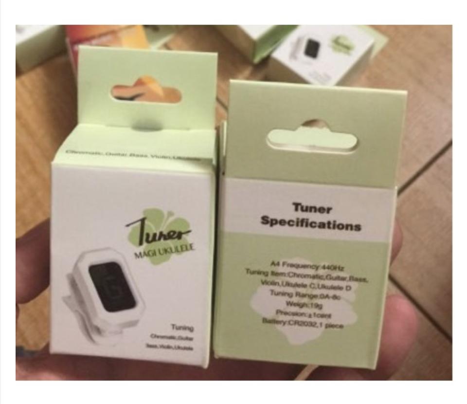 Máy Lên Dây Tuner Điện Tử Ukulele/Guitar/Violin/Romatic Chất Lượng Cao