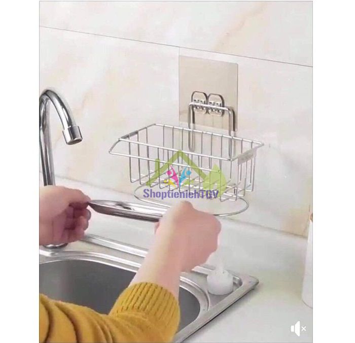 Giá kệ để dẻ rửa bát gắn tường