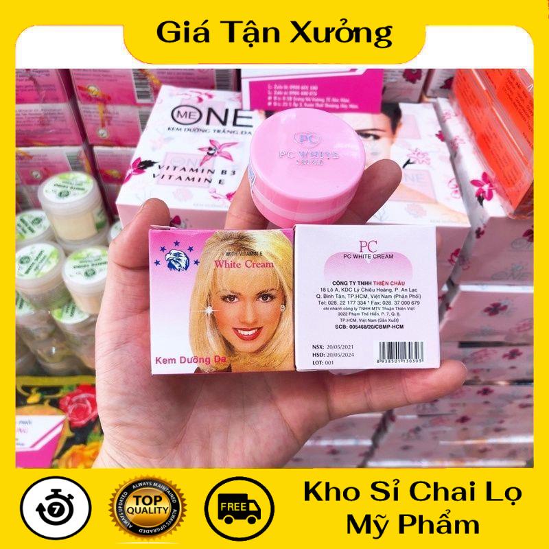 Kem dưỡng da ❤ trùm sỉ ❤ kem dưỡng trắng da mặt pc hộp lẻ ❤️ 4,5g, nguyên liệu, cách trộn kem body trắng da