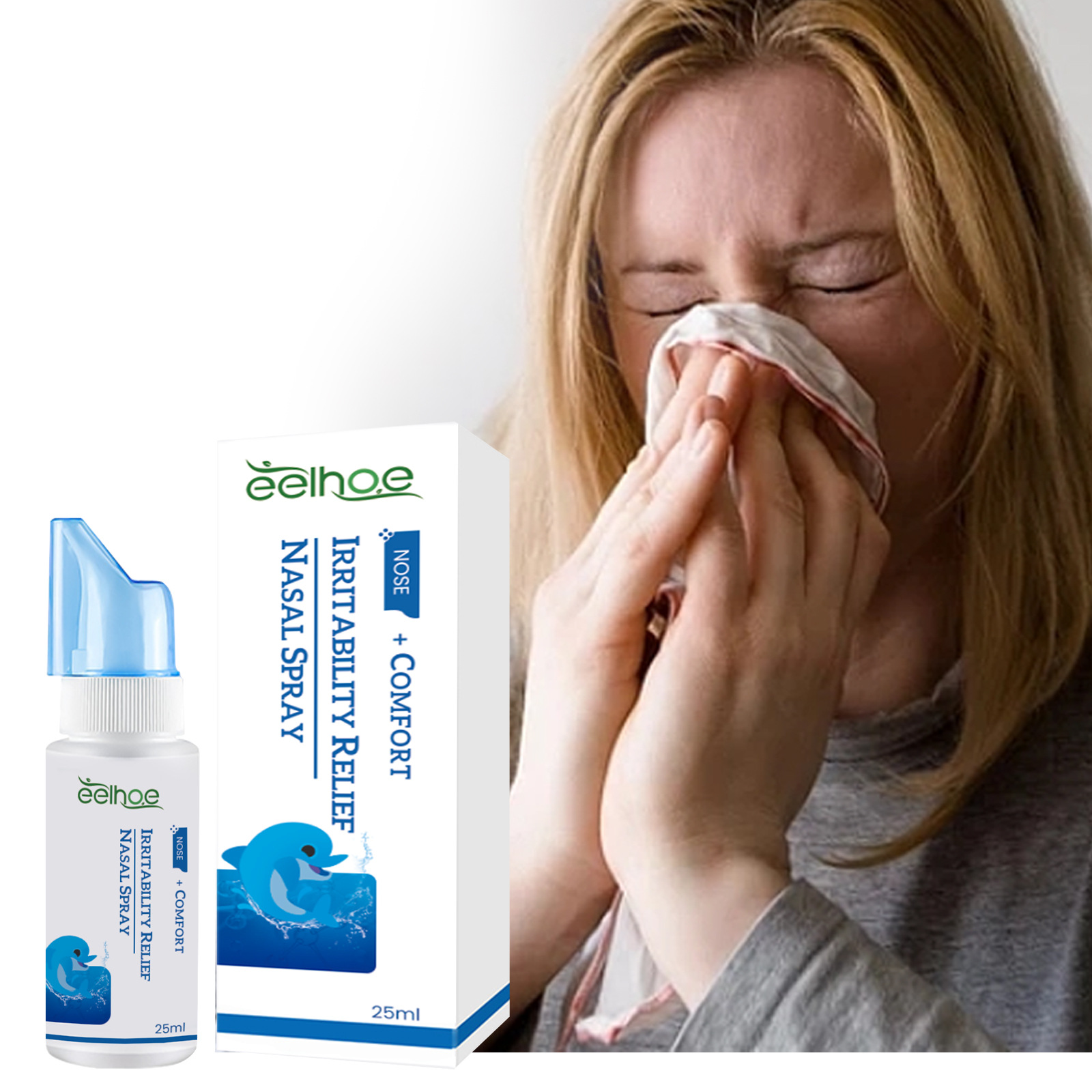 eelhoe Nose Spray Spray Relieve Nasal Congestion Nasal Discomfort Clean