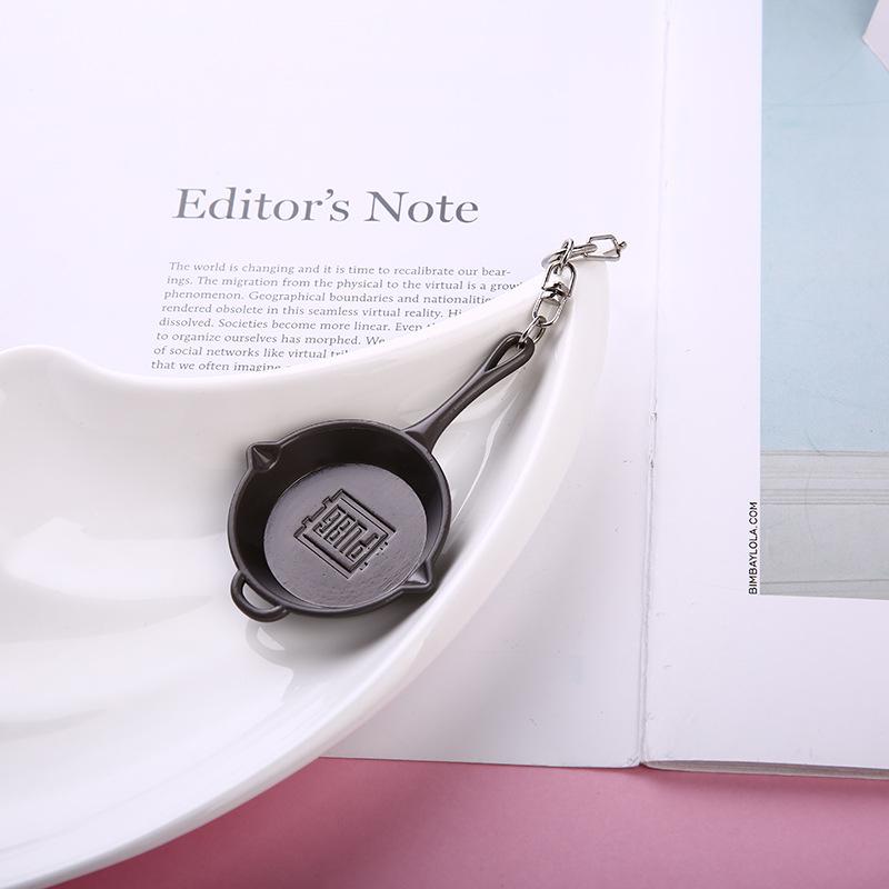 Móc Khóa Chảo PUBG - Mô Hình Thép PUBG