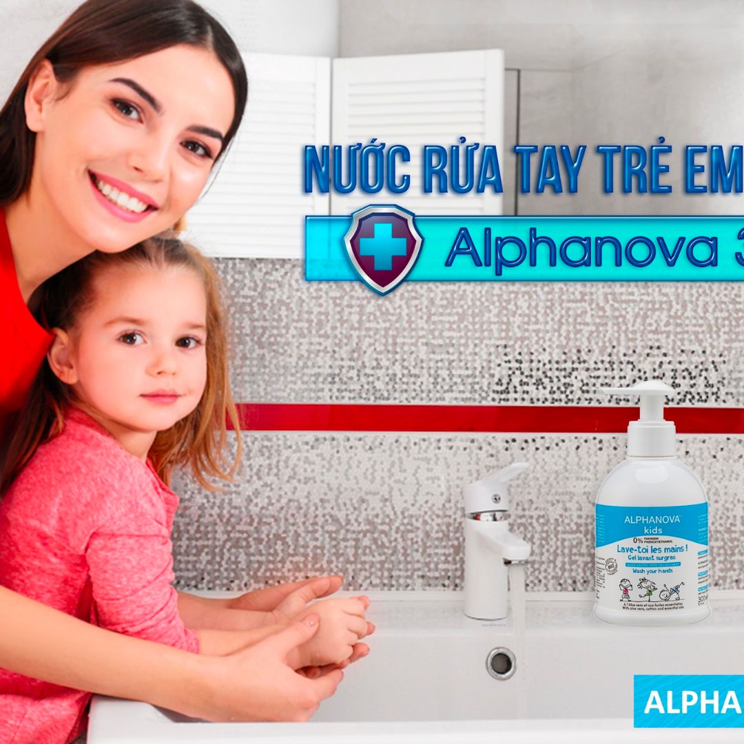 Nước Rửa Tay Trẻ Em Hữu Cơ Alphanova Organic 300ml (3Y) - Nước Rửa Tay Hữu Cơ - Nước Rửa Tay Cho Bé - Nước Rửa Tay