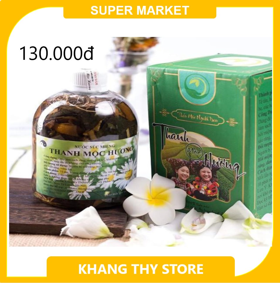 Nước súc miệng người lớn tmh - chai 500ml - tặng bàn chải hàn quốc cao cấp