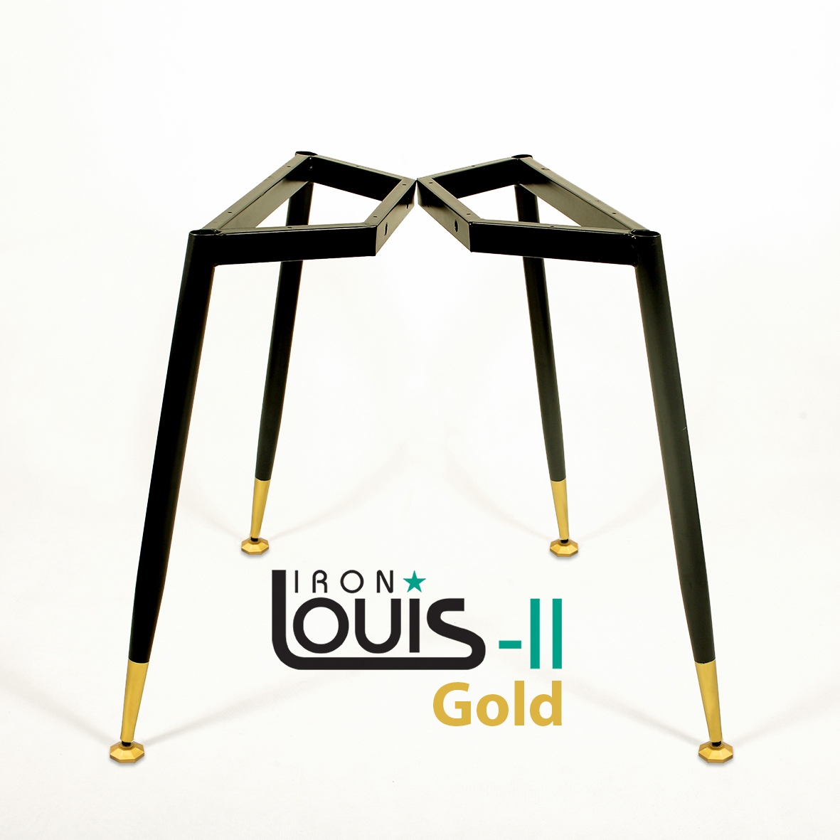 Bộ chân bàn sắt Louis II