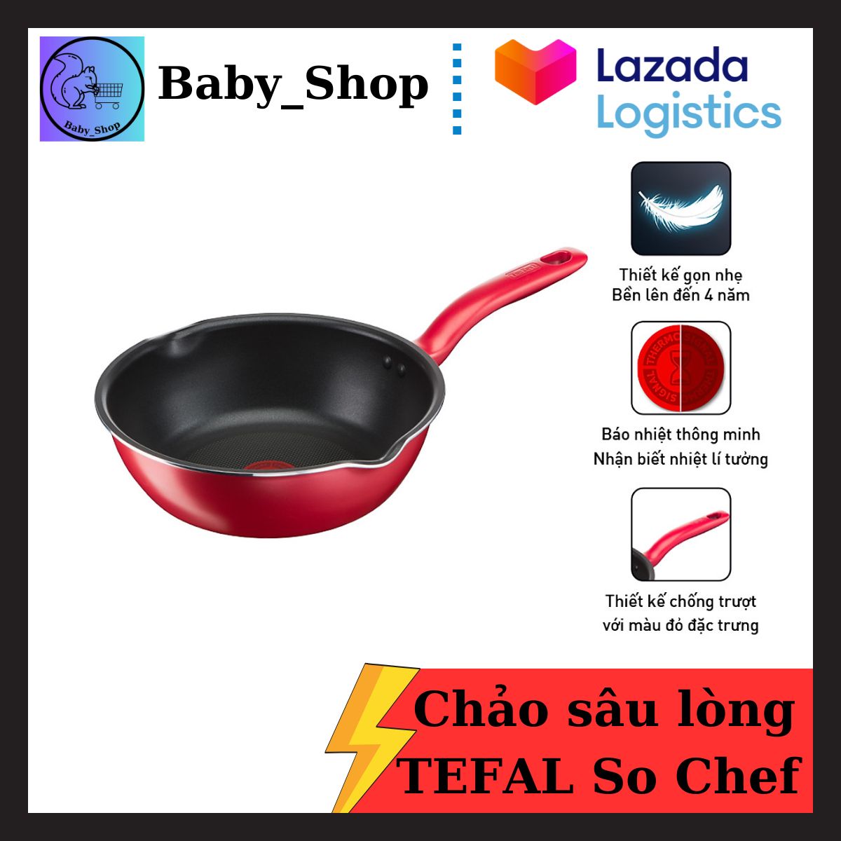 Chảo từ chống dính, chảo bếp điện từ. Chảo chiên đáy từ chống dính cao cấp - chảo tefal, chảo bếp từ cao cấp.