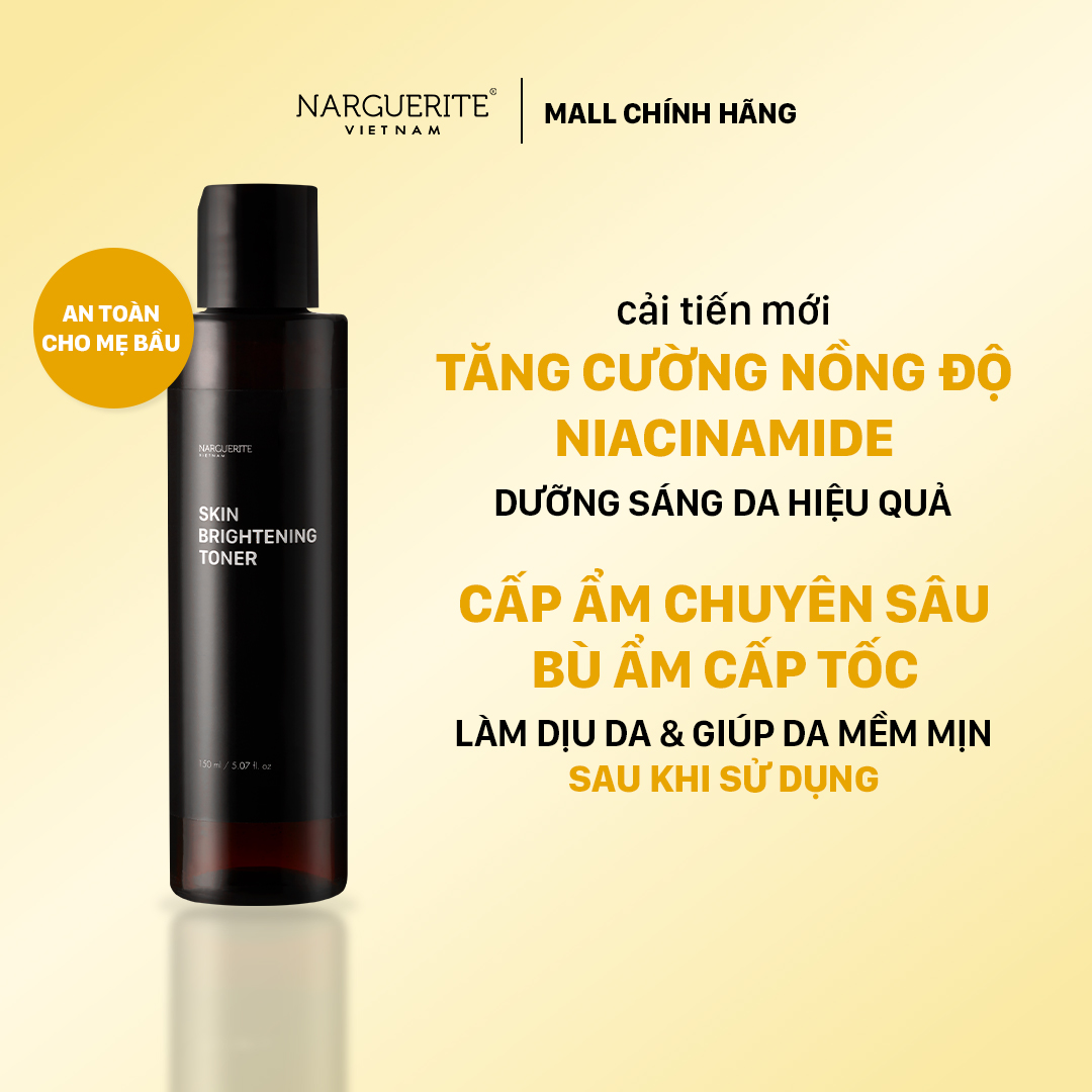 Nước hoa hồng Narguerite dưỡng sáng cấp ẩm da 150ml