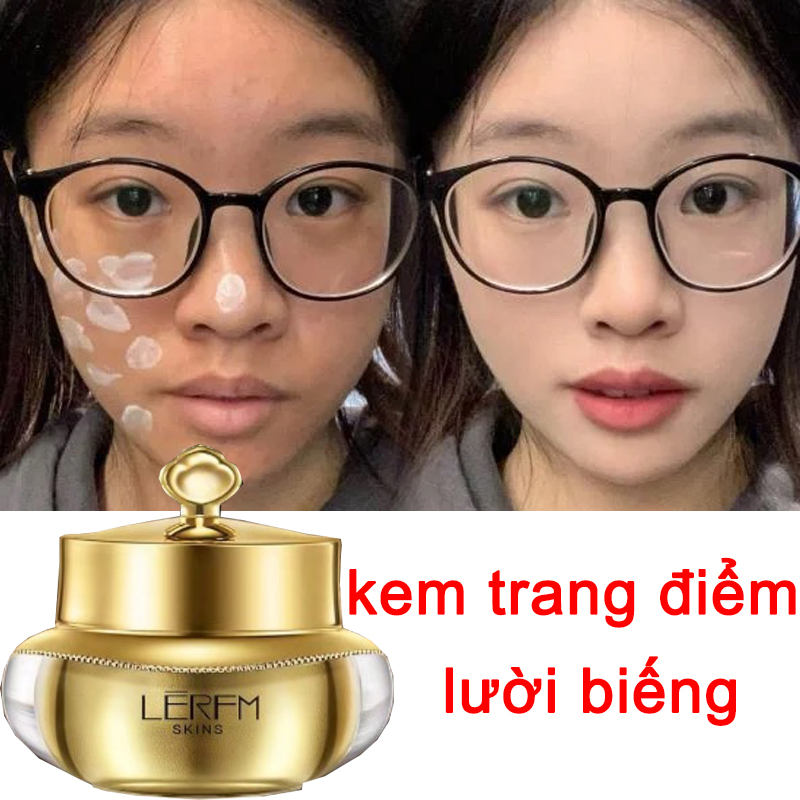 Kem làm trắng da mặt kem che Da Mịn Kiểm Soát Dầu Loại bỏ hắc 10g chắc