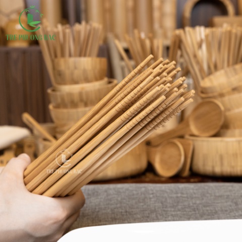 Hộp đũa gỗ tre đốt trúc cao cấp chống mốc - tre phương bắc