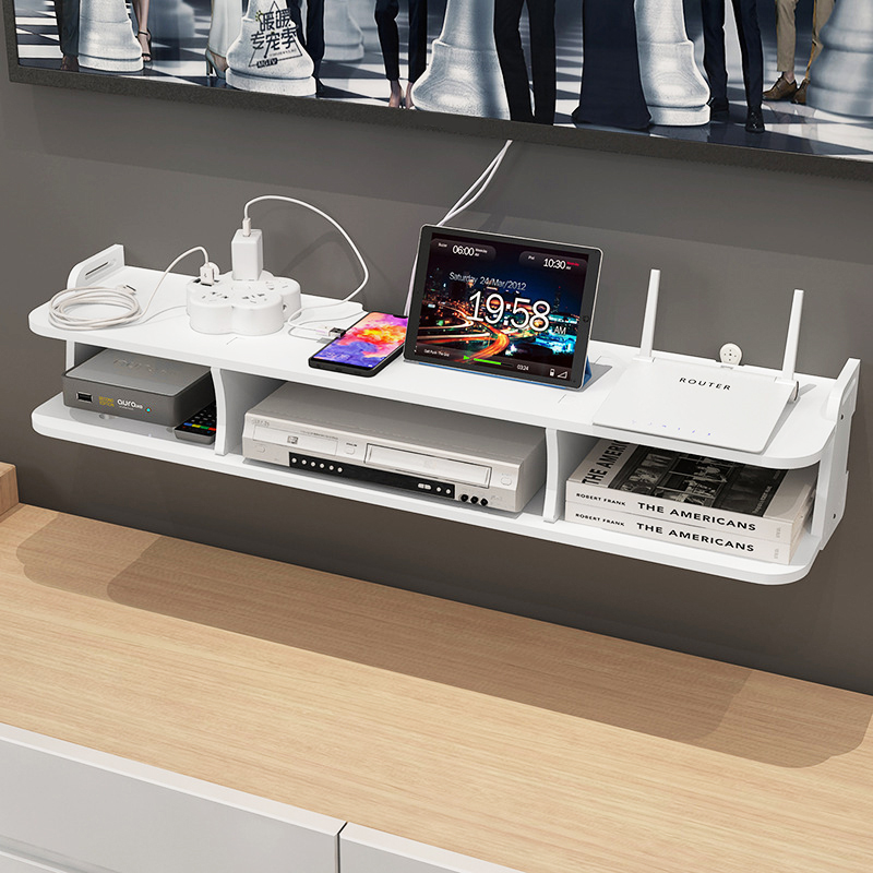 Kệ wifi treo tường tủ để router wifi đầu thu KX34 chất liệu bền đẹp gọn gàng sang trọng treo phù hợp mọi không gian trong nhà