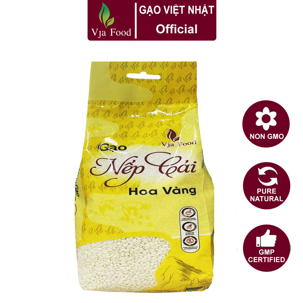 Gạo Nếp cái hoa vàng Việt Nhật thượng hạng - Túi 2kg
