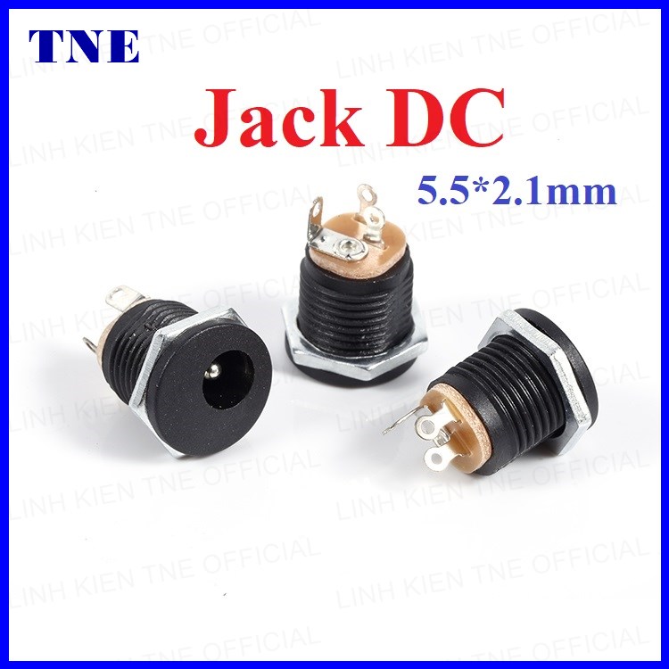 Jack nguồn cái chân ngồn dc005 5.5x2.1mm