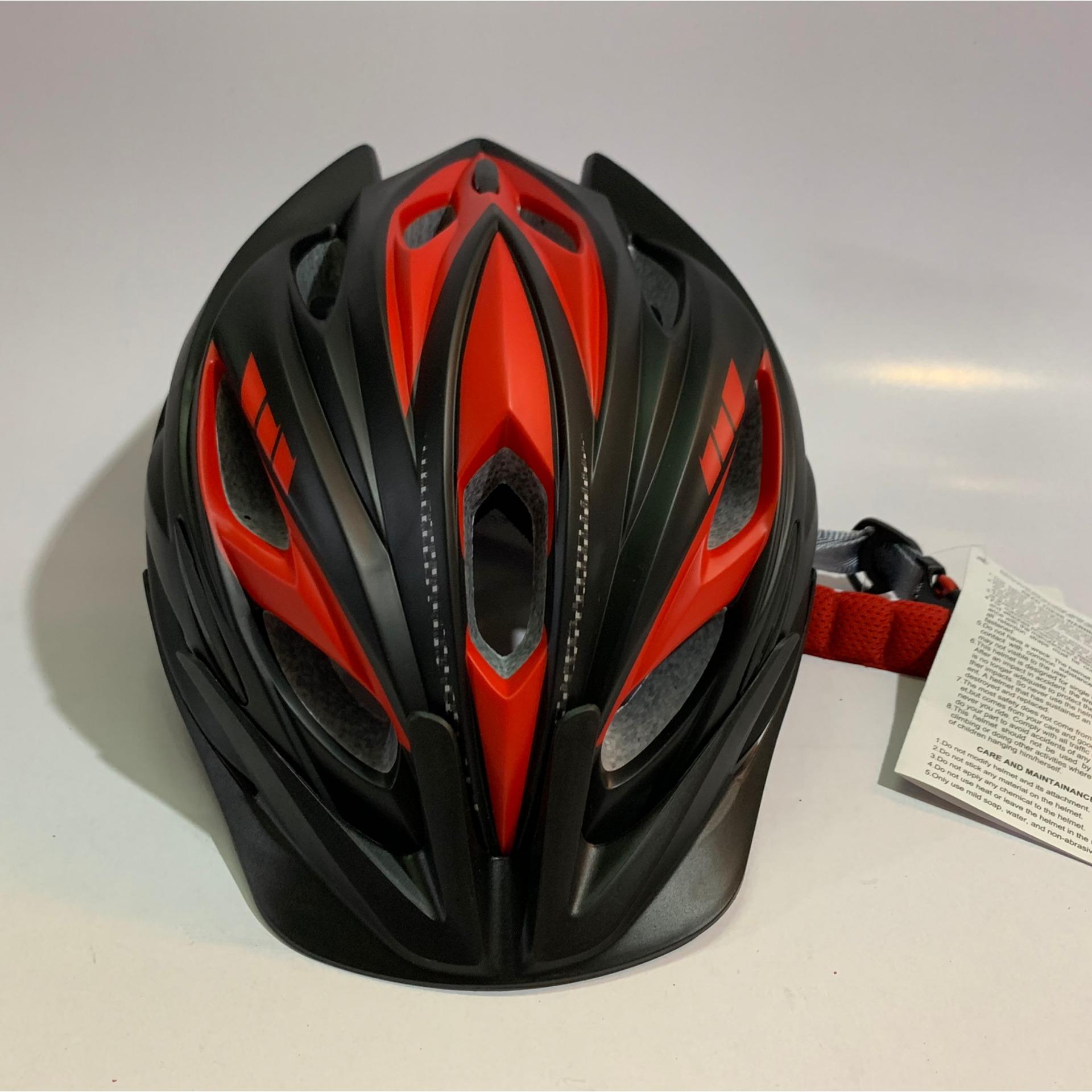 MŨ BẢO HIỂM XE ĐẠP NHẬP KHẨU CAO CẤP (ĐEN ĐỎ)