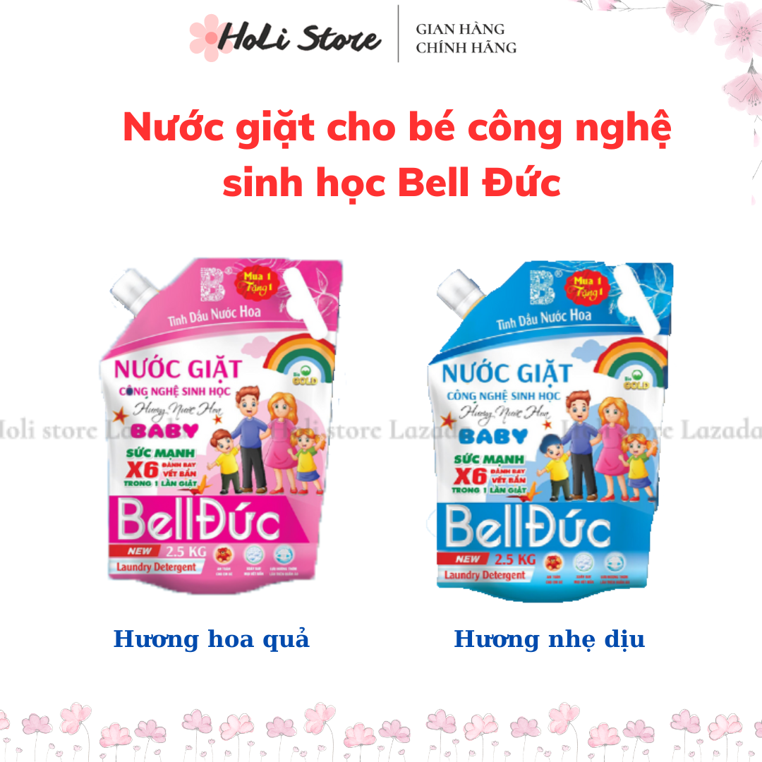 Nước Giặt An Toàn Dịu Nhẹ Dành Riêng Cho Bé