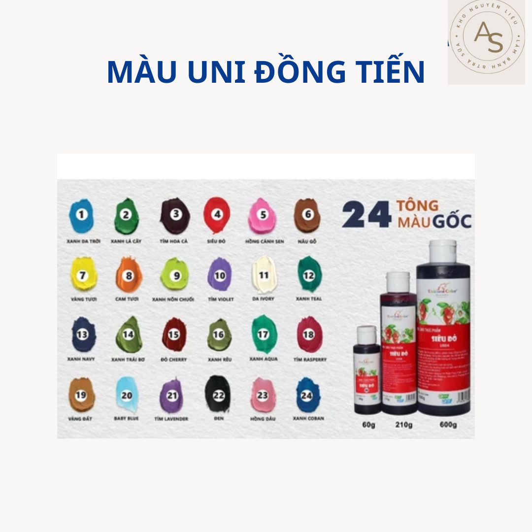 Màu thực phẩm đồng tiến UNI 60g-210g