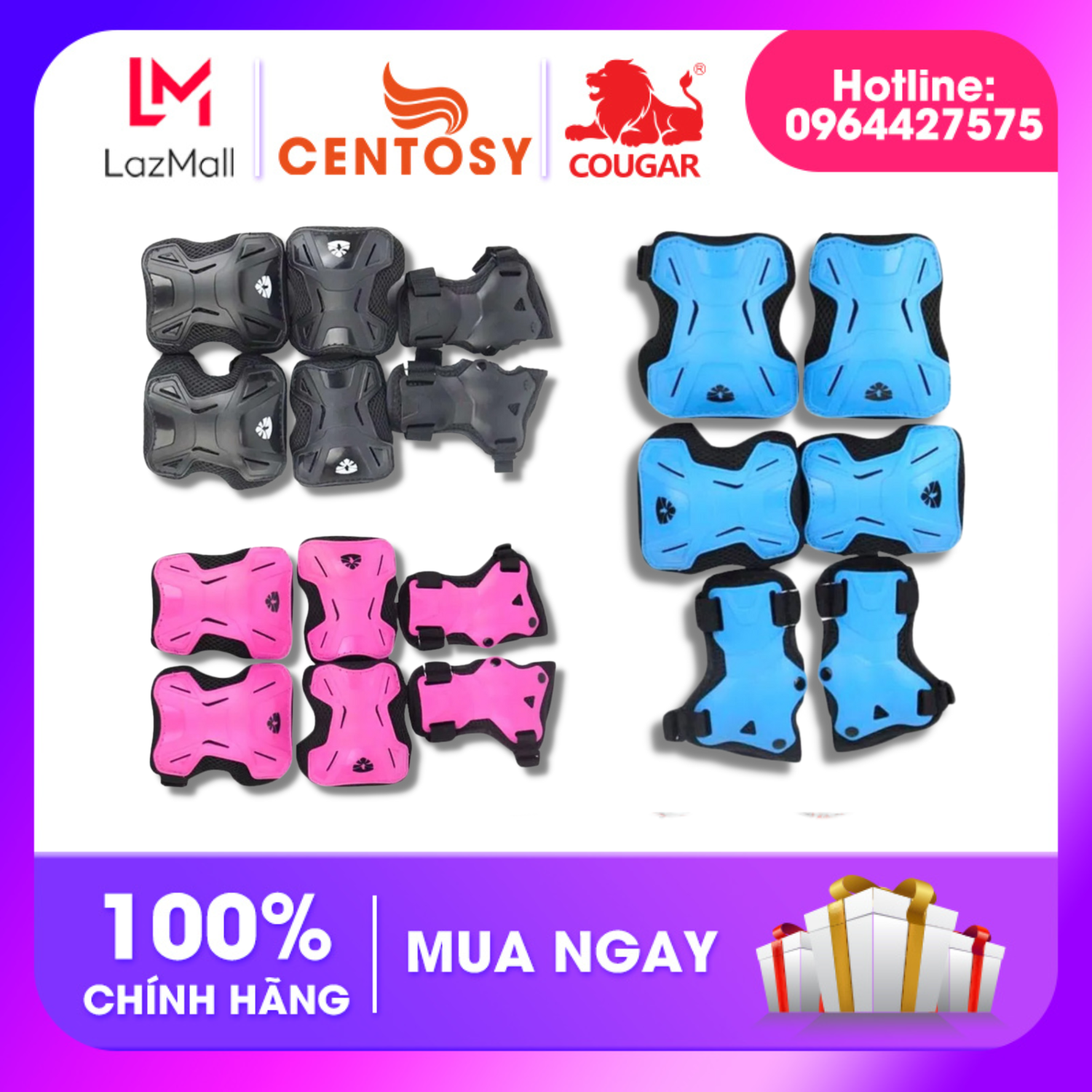 Bảo Hộ Chân Tay Trượt Patin, Hoạt Động Ngoài Trời Centosy Flying Eagle NT 3 size