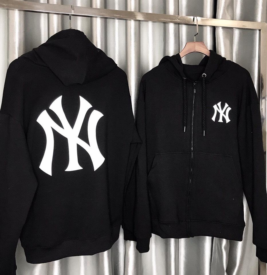 Áo khoác nỉ ngoại in chữ nổi NY Siêu hottt TP660