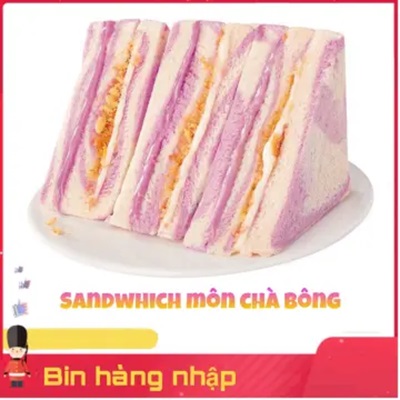 8 Bánh sandwich khoai môn chà bông thơm béo ngon