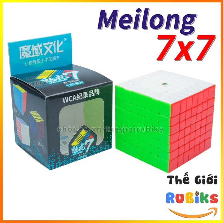 Rubik 7x7 stickerless/ sticker moyu meilong mfjs rubic 7 tầng đồ chơi trí tuệ