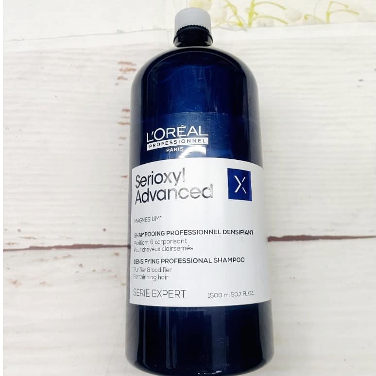 Dầu gội l'oreal serioxyl advanced làm dày, giảm rụng, mọc tóc 1500ml