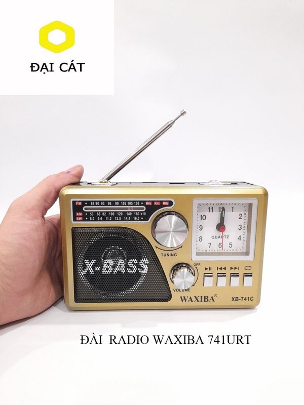 Đài radio WB741URT có hỗ trợ FM,USB, thẻ nhớ nghe nhạc MP3