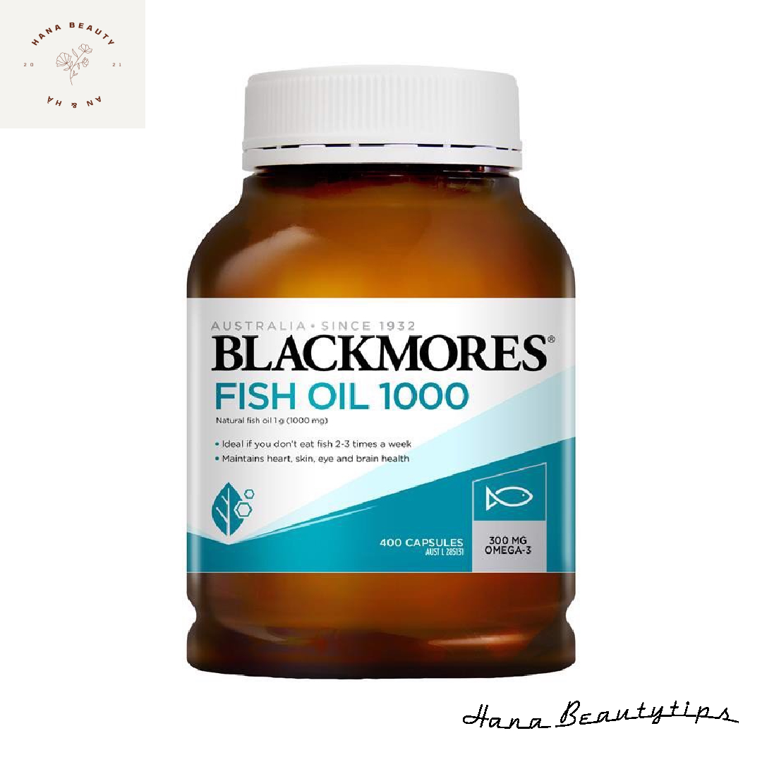 Viên uống dầu cá Blackmores fish oil 1000mg 400 viên