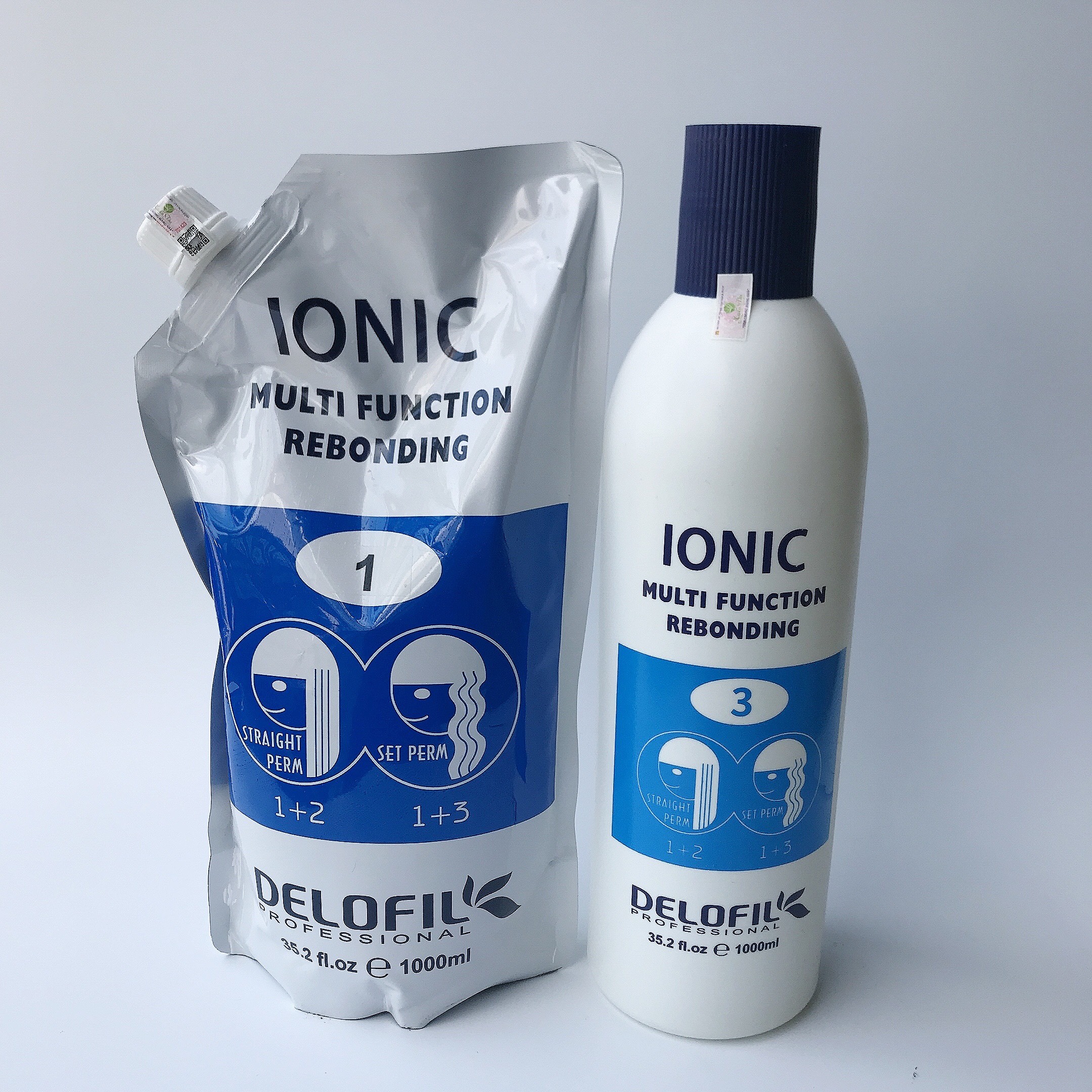 Thuốc uốn tóc delofil thuốc ép tóc delofil mền hóa nhanh tóc bóng mượt 1000ml