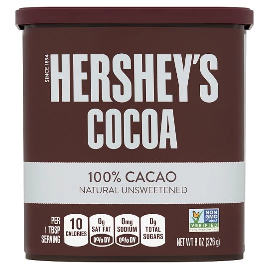 Bột cacao Hershey's Cocoa Natural Unsweetened 100% Cocoa powder - 226gr