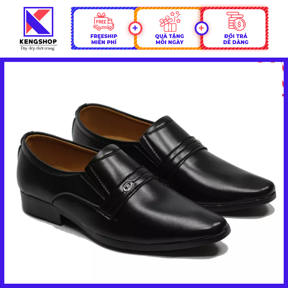 [HCM]Giày Tây Nam Quai Ngang Sang Trọng Lịch Lãm